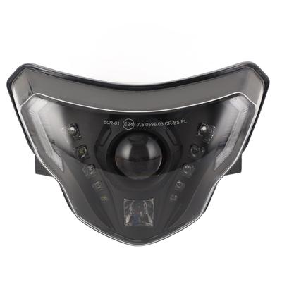 Motorcycle Led Headlight Front High Low Beam DRL Lamp Assembly with Position Indicator IP67