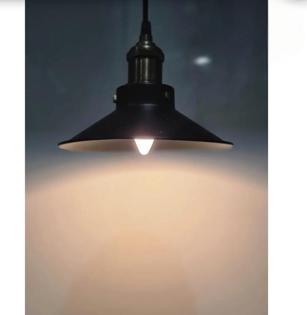 Luxury Industrial Black Pendant Light Minimal Hanging Lamp for Desk Study Table Office Modern Café Ceiling Light Fixture Interiors Decor