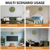 Silent Wall Clock Round Mute Clock Wall Decoration Hanging Watch  Hotel