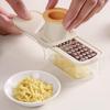 3-in-1 Multifunktionale Ingwer- und Knoblauchreibe Heimküchenschneider Allreibe Gemüseschneider Multifunktionales Küchenwerkzeug