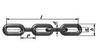 Medium Technical Chain 14*50Mm Class.5 Din 5684 - 5 Kg - Lan 14 Sr