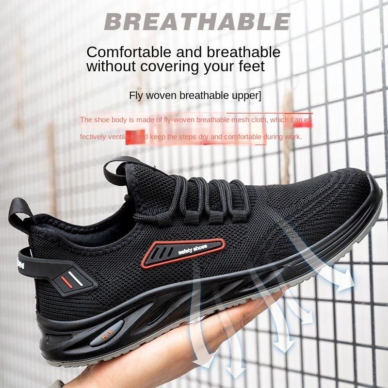 Arbeitsversicherungsschuhe Herrenschuhe mit Anti-Smashing- und Anti-Piercing-Funktion, elektrisch isolierende Schuhe, Arbeitsschuhe, Sicherheitsschuhe