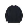 Anta Sports Lifestyle Series Solid Color Logo Round Neck Pullover Long Sleeve Sweatshirt Men sweatshirt Black 952147768-2