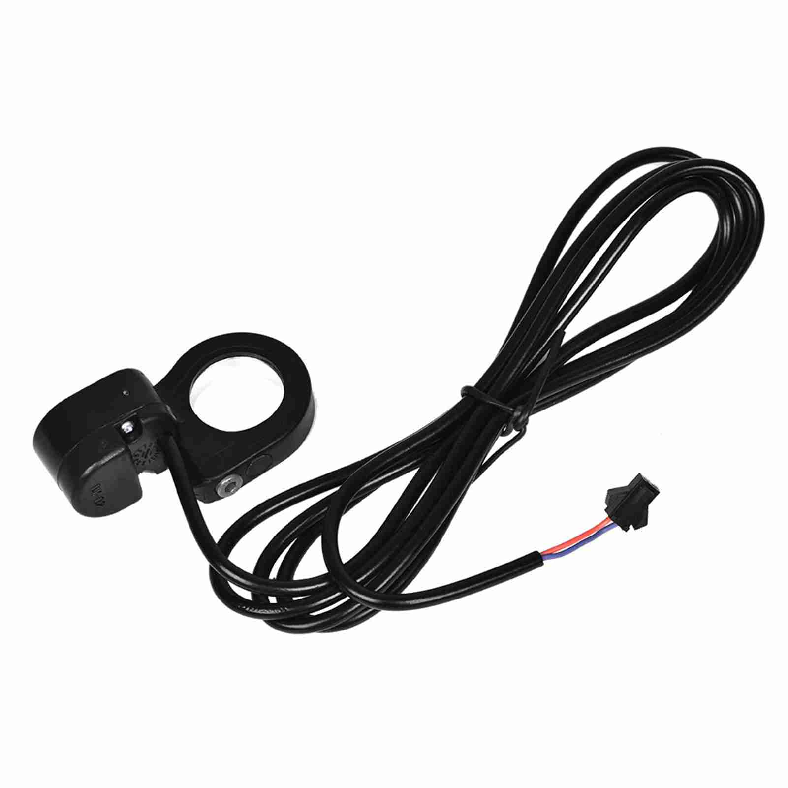 Shoemst Black Bicycle Plastic Horn Switch Button Accessory For Electric Bike Scooter