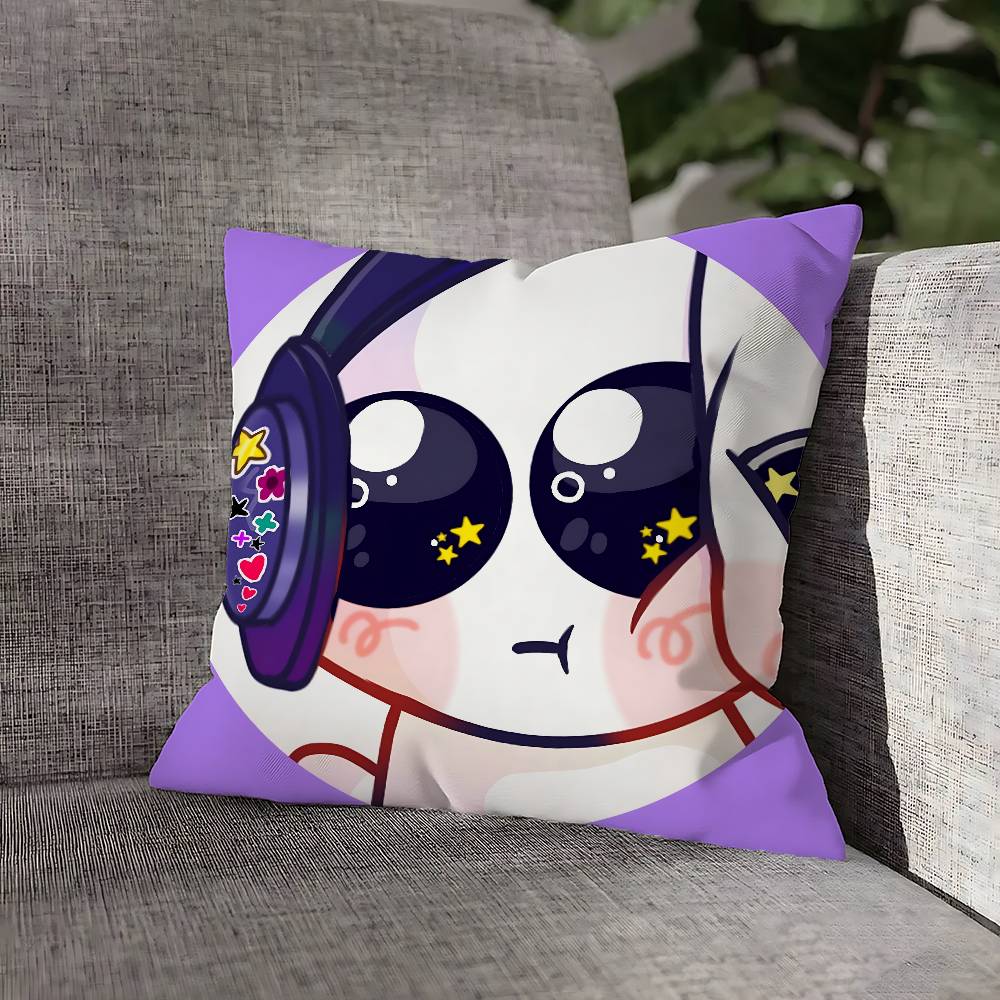 TBH Autism Creature Yippies Pillow Case For Sofa Decor Car Office Room Printing Cushion Cover Decorations and Protector