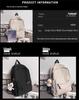 Unisex Large Capacity Japanese Style Backpack for Students and Travelers