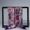 90x90cm Fashion Silk Satin Scarf For Women Headband Square Shawls and Wraps Neck Scarfs EMA