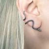 Elegant Snake Coil Earrings Hypoallergenically Alloy Jewelry for Women Unique Twist Design Serpents Ear Accessories