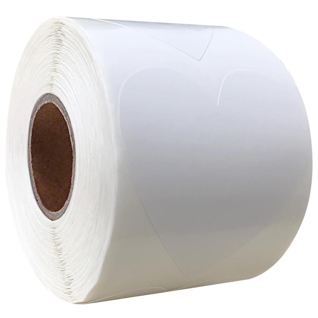 Heart-Shaped Multicolor Label Stickers: Writable, Adhesive, and Perfect for Categorizing or Decorating.