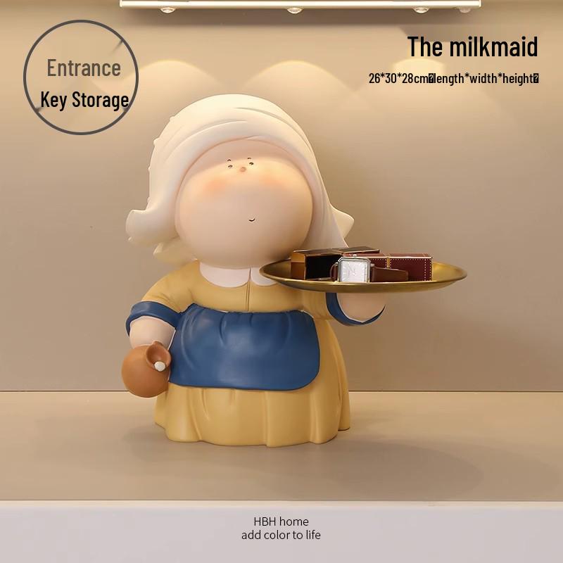 Entryway Storage Box & Ornament: Living Room TV Cabinet Shelf, Decorative Drawer, Key Holder, and Mask Box.