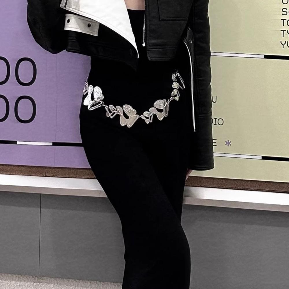 Metallketten-Gürtel Gold Silber Kleidergürtel Kette Neu Taillenkette Frauen