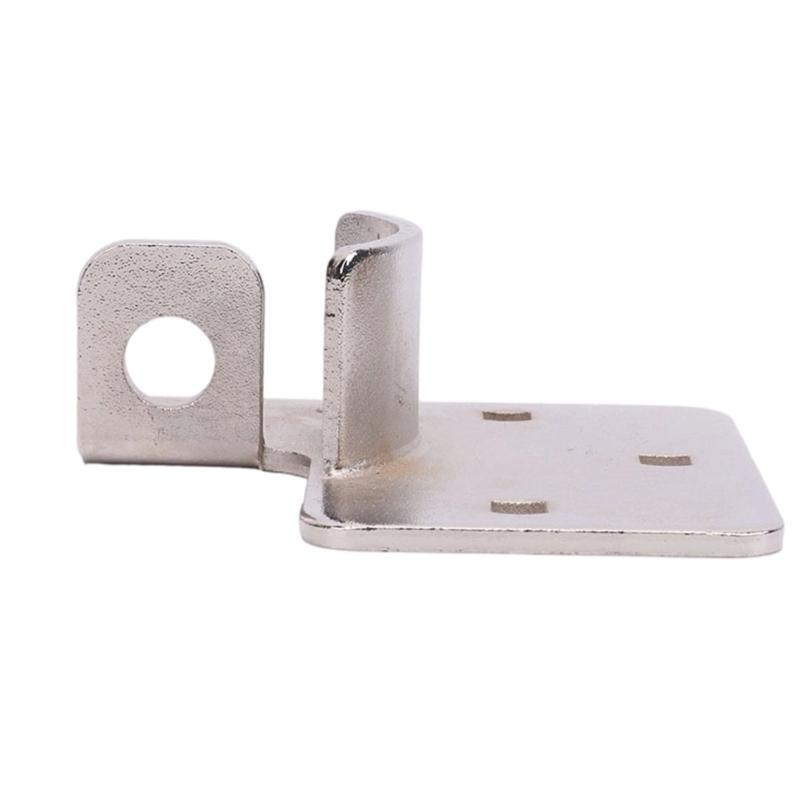 Round Lock Set with Enclosed Connection, Copper Body, Shrouded Mounting Hasp, and 2 Matching Keys for Garage Door and Toolbox Access