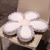Cross-Border Ice Silk Velvet Flower Seat & Sofa Cushion