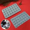 Cobblestone Pattern Cobblestone Silicone Mold Flexible Food Grade Chocolate Mold 28Pcs Heat Resistant Cuisine Mold