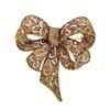 Rhinestone High -End Bow Brooch Fashion Retro Corsage Winter Clothing Accessories Women