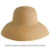 Fashion Boho Straw Hat Wide Brim Visor Weave Hat Lightweight Breathable Beach Hat Summer