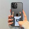 FootBall Number 7 10 Funda Back Phone Cover Case for iPhone 17 Pro Max 12 16 Plus Air 11 15 7 8 SE XS XR 14 13 Mini