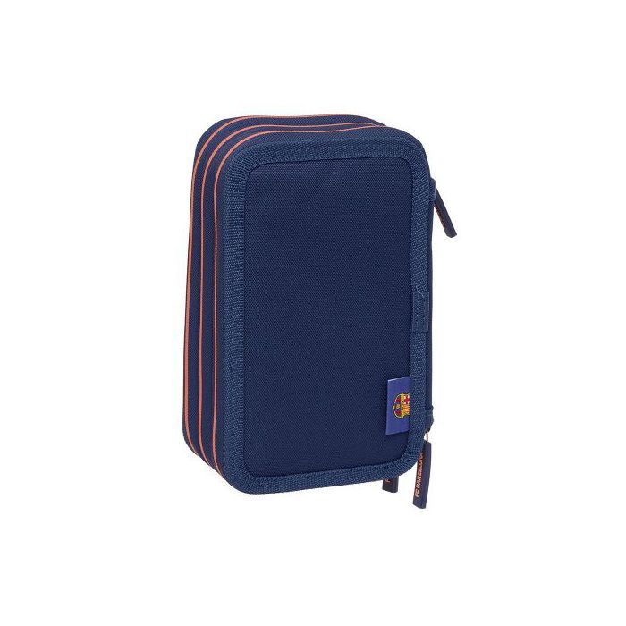Trousse - FC BARCELONE - Triple Filled Pencil Case - 37 accessoires - Bleu - Synthétique