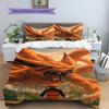 Set Copripiumino Trapuntato con Fantasia Cartone Animato Federa Decorazione per la Casa Regalo di Compleanno (1 * copripiumino + 2 * federa, senza nucleo)
