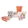Sports Theme Collapsible Snack Box, Reusable Popcorn Box, Chicken Nugget Box, Candy Container, Portable for Parties Picnics