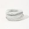 Pack of 20 Beach Inspired White  Bead Bracelet Elegant White Bead Bracelet Versatile Beach Stylish Hand Accessories
