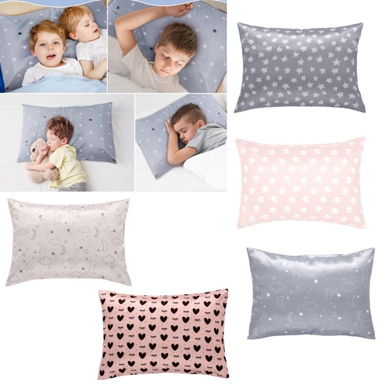Soft Travel Pillowcase Baby Pillowcases Breathable Pillowcase for Boys Girls Kids Pillow Bedding Pillow Cover 36x49cm