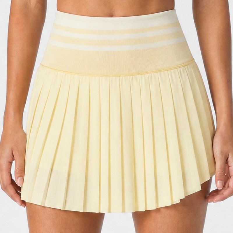 Womens Athletic Skort With Built-in Shorts Tennis Badminton Running Yoga Sportswear
