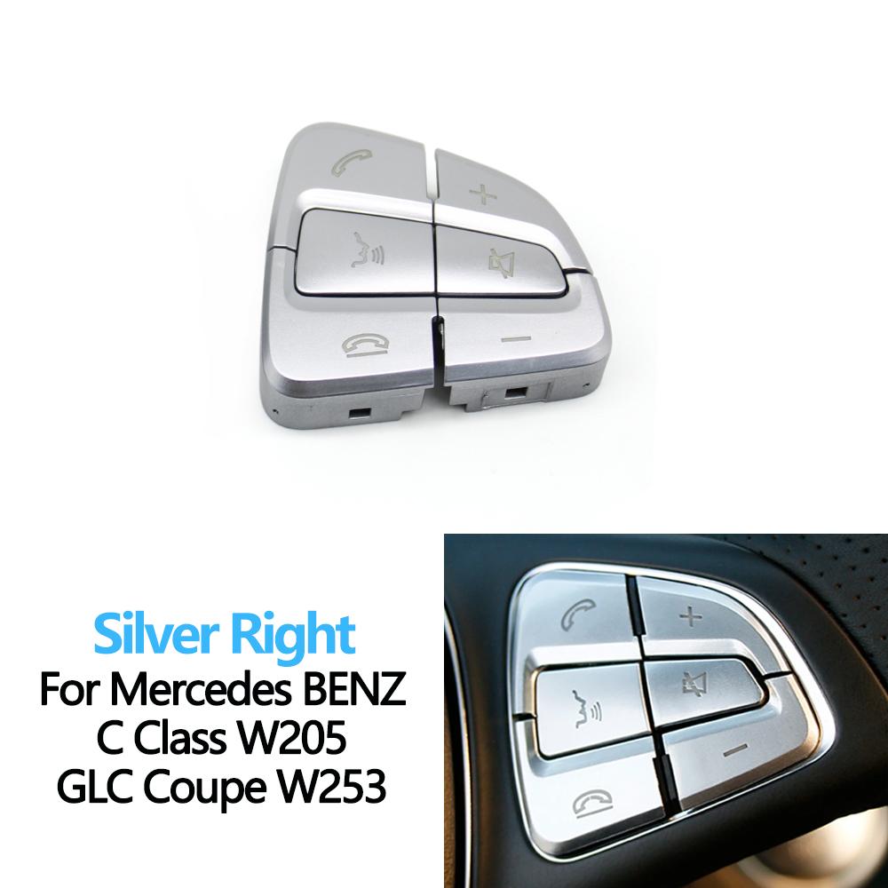 W205 W253 Car Multi-function Steering Wheel Switch Control Buttons Cover For Mercedes Benz C GLC Class 0999050300