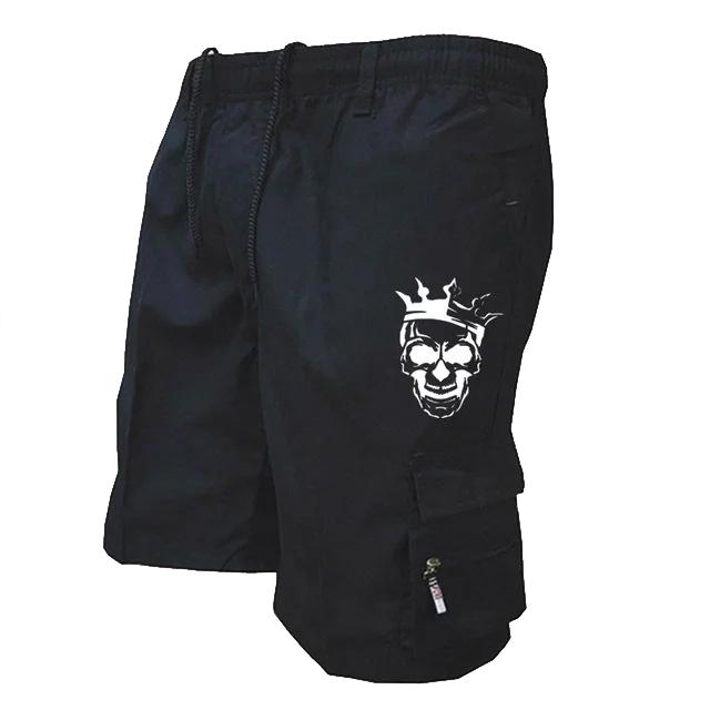 Men's -color Casual Five-pocket Pants, Loose Multi-pocket Outdoor Sports Work Pants