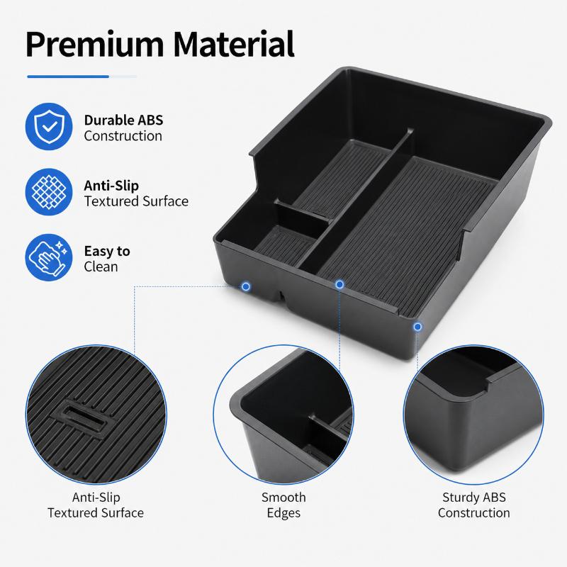 Armrest Storage Box,For BYD Atto 3 Evo Accessories 2026,Thickened Hard Plastic Anti-Vibration Pressure-Resistant Waterproof