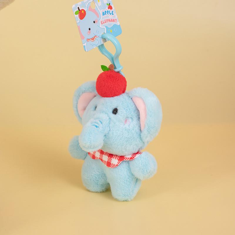 Toy Elephant Plush Keychain With Cartoon Design Doll For Travel And Use Gift