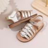 Girls' Closed-Toe Sandals Soft-Sole Princess Shoes for Toddlers & Baby Girls Casual Kids Shoes Vintage Children's Shoes