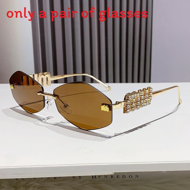 Vintage Diamond Shape Sunglasses With Uv400 Protection For Casual Wear And Outdoor Activities
