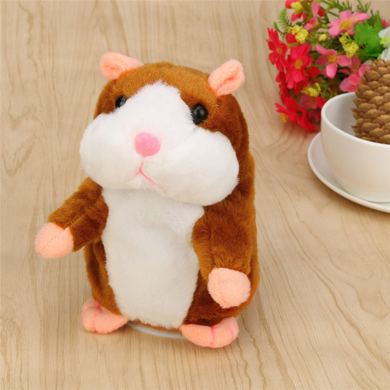 Adorable Mimicry Pet Toy Speak Talking Record Hamster Mouse Plush Kids Toys Gift