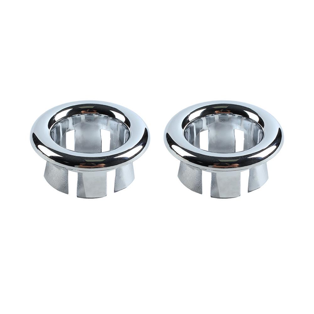 Universal Electroplating Sink Hole Overflow and Drain Cover for Bathtub and Kitchen