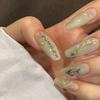 Frühling und Sommer Wind Tragen Nagel Reiner Wunsch Nagelpflaster Aufhellend Abnehmbares Nagelstück Langes und kurzes Nagelstück Fertigprodukt