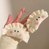 Cute Dumpling Pendant Key Ring Plush Keychain Soft Stuffed Keyrings for Boy Girl for Bag Decorations Student Accessories