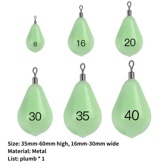 Leuchtendes Angelblei Verschleißfest Hochfestes Metall Angelblei zum Angeln