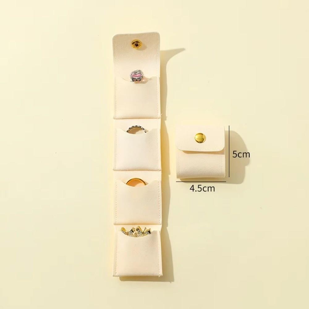 Mini Jewelry Storage Bag Simple Foldable Necklace Ring Packing Bag  Ring Storage Box