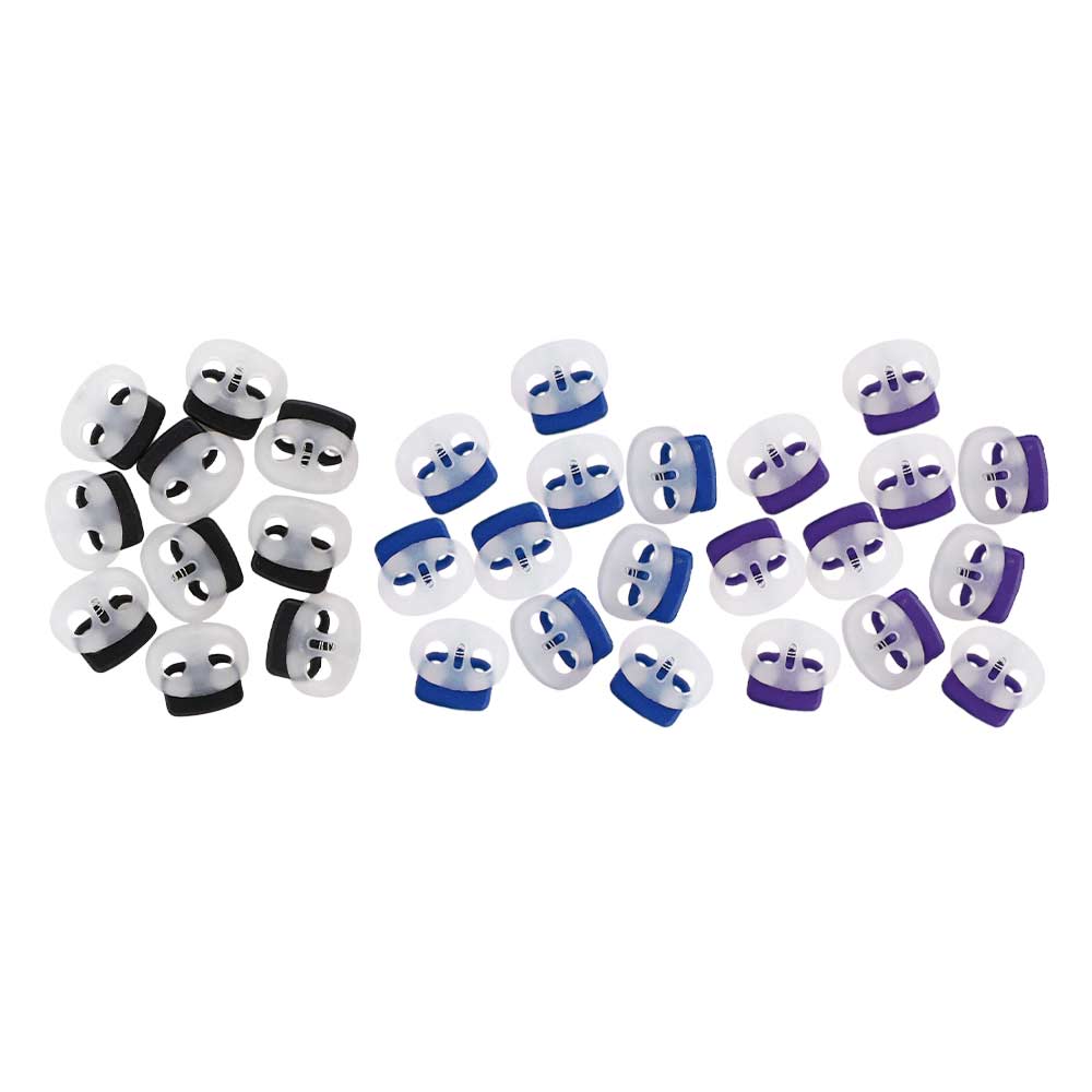 Shoelace Cord Lock Clip Lanyard Parts Spring Buckle Toggle Clips Cord Lock Stopper Buttons