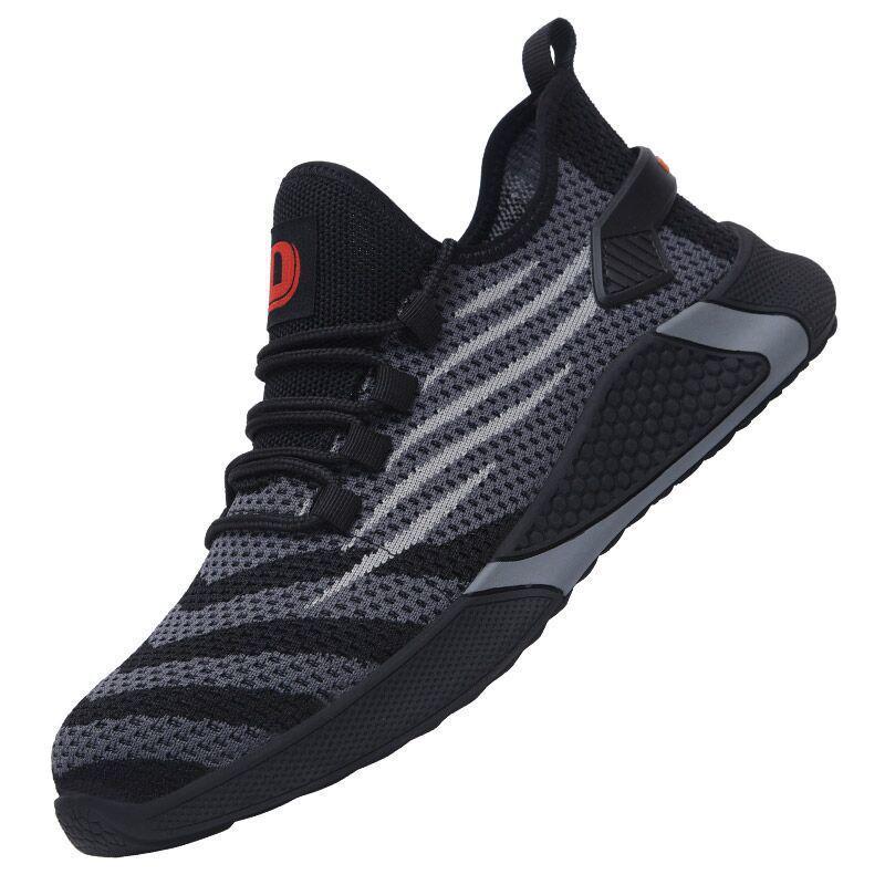 Breathable Steel Toe Safety Shoes - Anti-Smash, Anti-Puncture, Soft Sole, Comfortable Work Shoes for Men