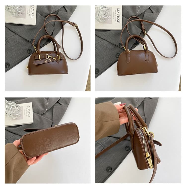 Mini-Muscheltasche Damen tragbare Umhängetasche