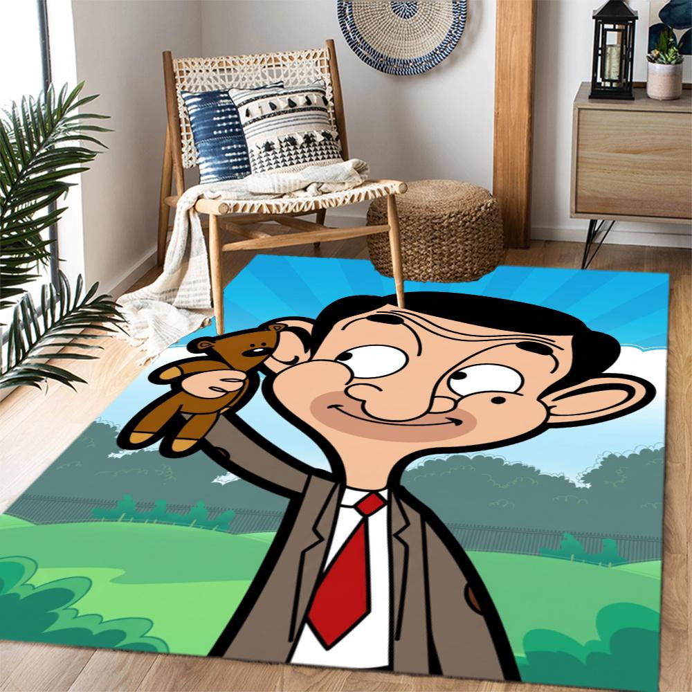 Mr Bean London Trip Carpet Design For Entryway Living Rooms Hallway Study Room Antislip Carpet Decorate Offices Spiritual Gift