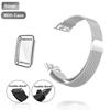 Metallklokkerem for Huawei Band 6 7 Band Honor 6 Armbånd med TPU-veske Skjermbeskytter Myk film Huawei Magnetic Loop Strap