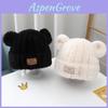 Baby Winter Knit Cap For Toddlers Thick Ear Cover Beanie With Sunshade For 1-4 Years