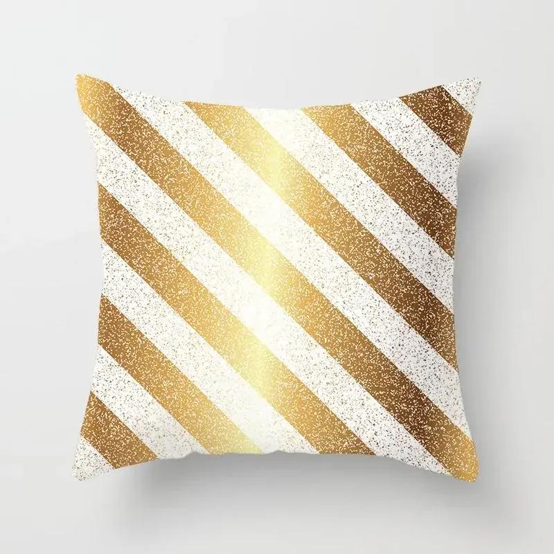 Golden Sofa Pillowcase Digital Printing Office Cushion Cover