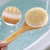 Long Handle Bath Brush Skin Health Boost Ergonomic Long Handle Design Versatile Cleaning Scrubber