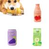 Langlebiges und lustiges Latex-Haustierspielzeug mit quietschendem Getränkeflaschen-Design
