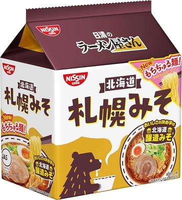 NISSIN Foods Nissin Ramen Yasan Sapporo Miso 5-Pack (440g)×3