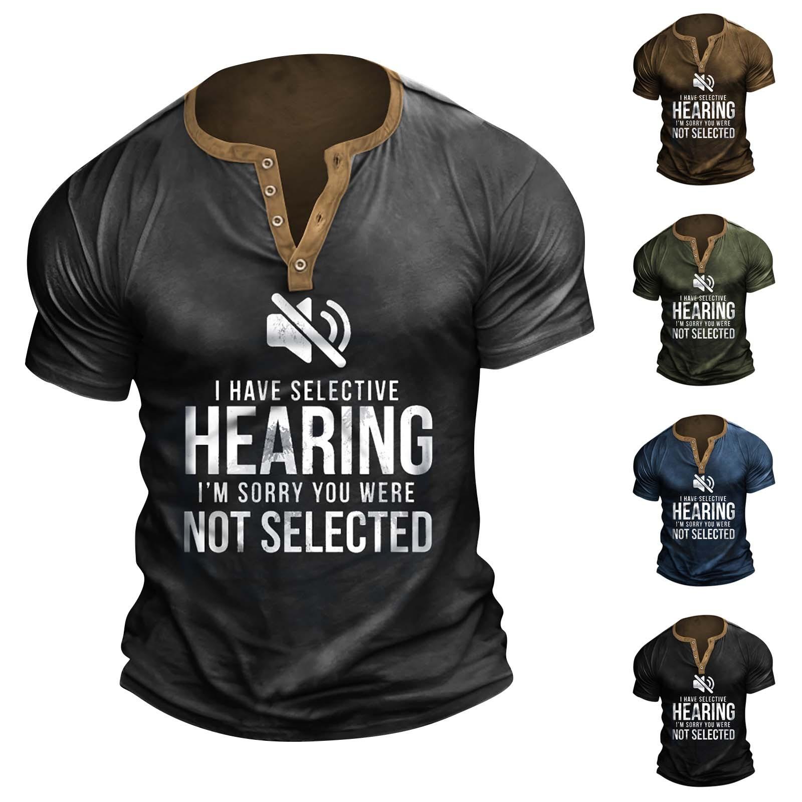 

Винтажная летняя мужская футболка, уличная одежда, 4 пуговицы, свободная одежда с принтом, футболка с коротким рукавом